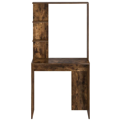 Bureau Gerookt eiken 78,5 x 37 x 154,5 cm Bewerkt hout