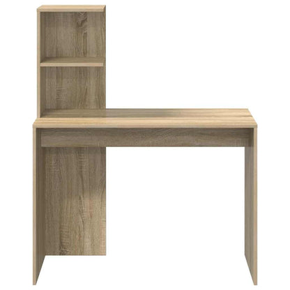 Bureau met plank Sonoma eiken 102 x 50 x 124 cm Bewerkt hout