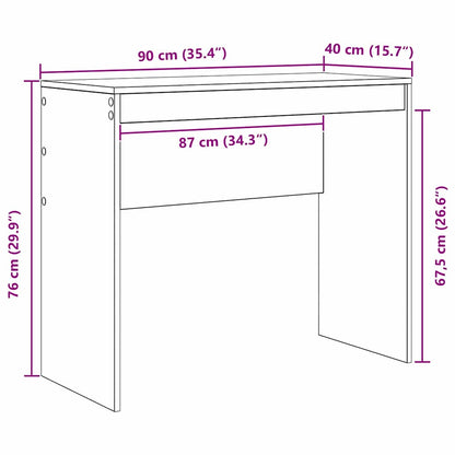 Bureau Sonoma Eiken 90 x 40 x 76 cm