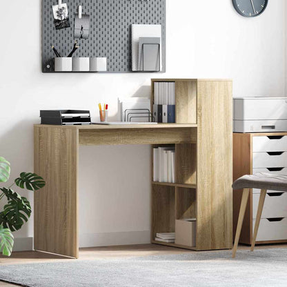 Bureau met plank Sonoma Eiken 108 x 55 x 103.5 cm Bewerkt hout