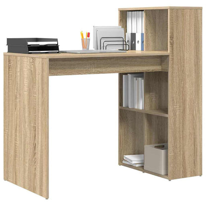 Bureau met plank Sonoma Eiken 108 x 55 x 103.5 cm Bewerkt hout