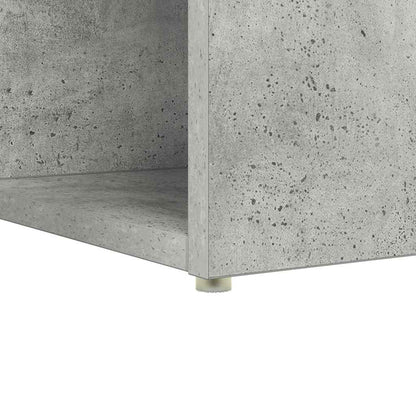 Bureau met plank Beton Grijs 108 x 55 x 103.5 cm Bewerkt hout