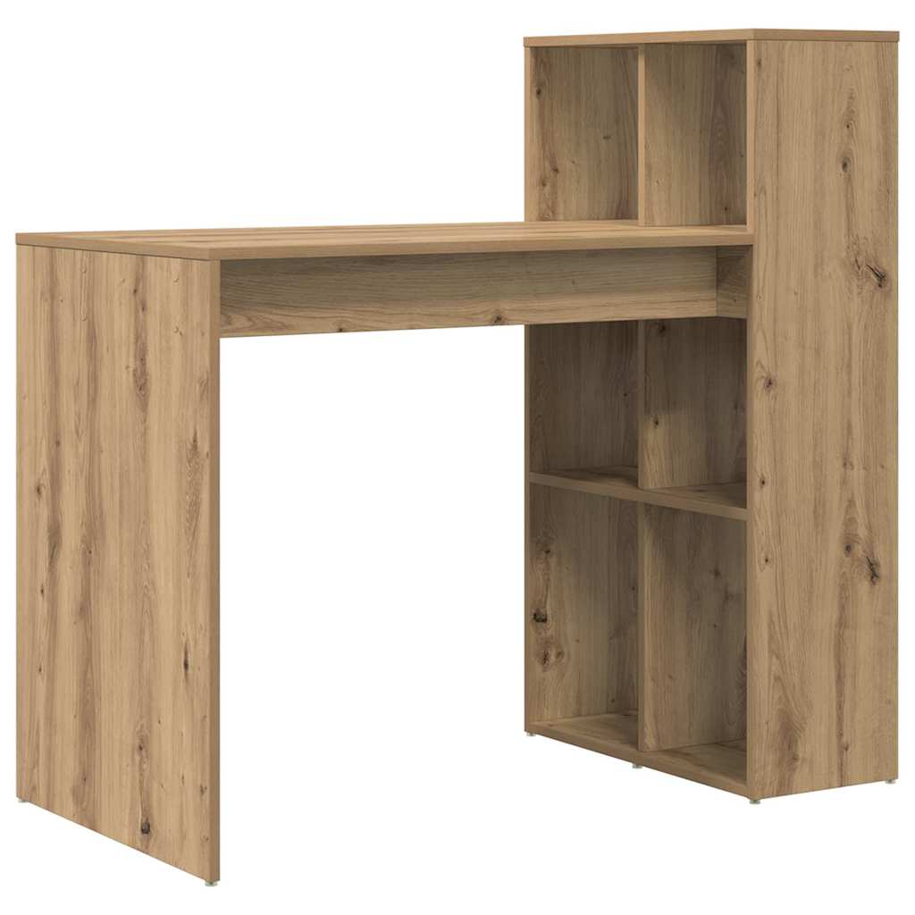 Bureau met plank Artisan Eiken 108 x 55 x 103.5 cm Bewerkt hout