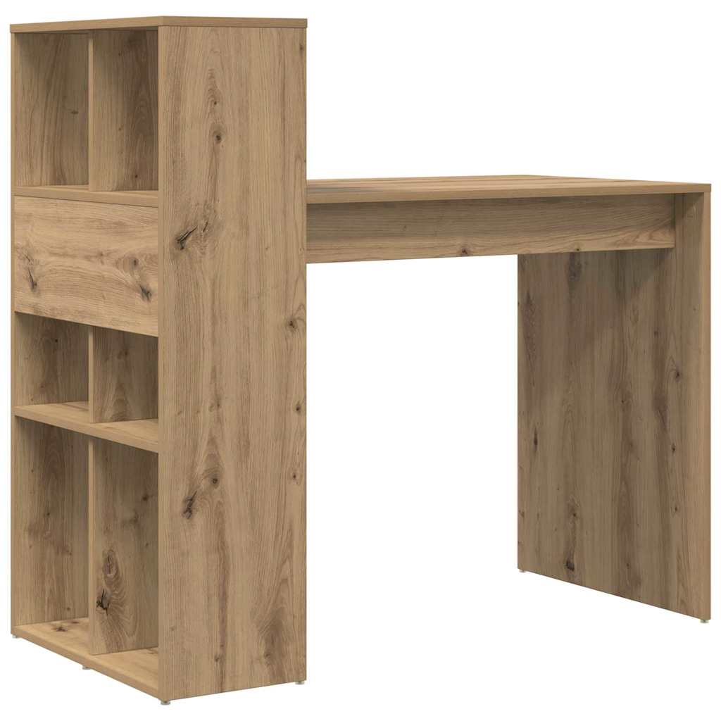 Bureau met plank Artisan Eiken 108 x 55 x 103.5 cm Bewerkt hout
