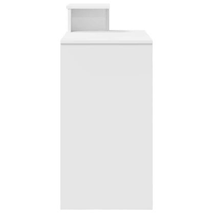 Bureau met lade met plank Wit 106 x 41 x 88.5 cm Bewerkt hout