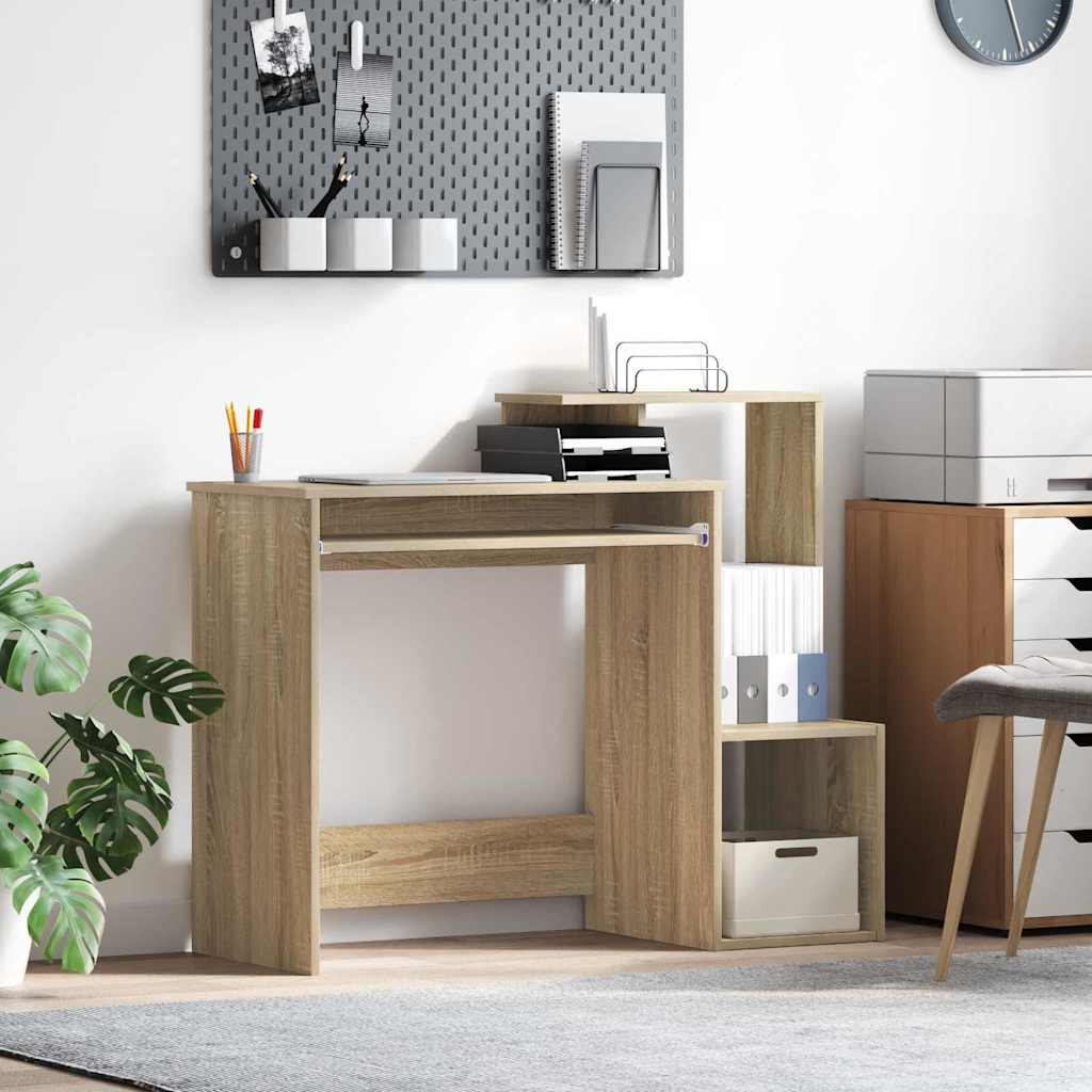 Bureau met lade Sonoma Eiken 106 x 41 x 88.5 cm Bewerkt hout
