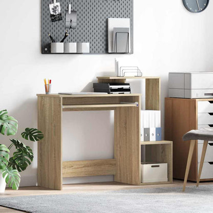Bureau met lade Sonoma Eiken 106 x 41 x 88.5 cm Bewerkt hout