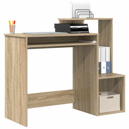 Bureau met lade Sonoma Eiken 106 x 41 x 88.5 cm Bewerkt hout