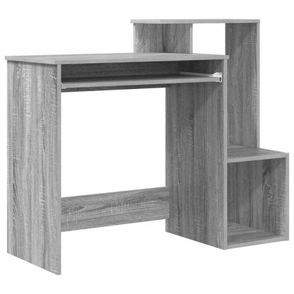 Bureau met lade Grijs Sonoma 106 x 41 x 88.5 cm Bewerkt hout