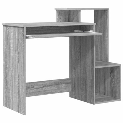 Bureau met lade Grijs Sonoma 106 x 41 x 88.5 cm Bewerkt hout