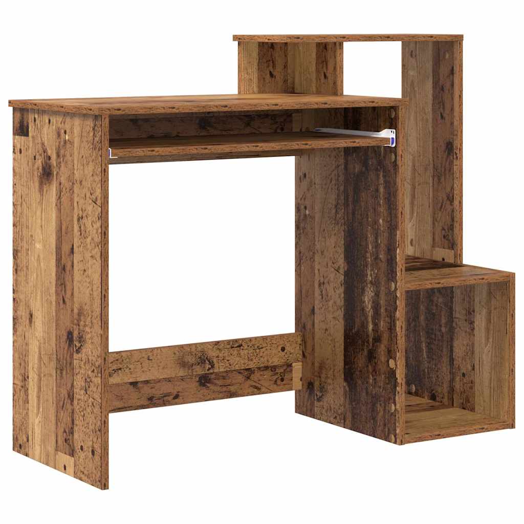 Bureau met lade Oud Hout 106 x 41 x 88.5 cm Bewerkt hout