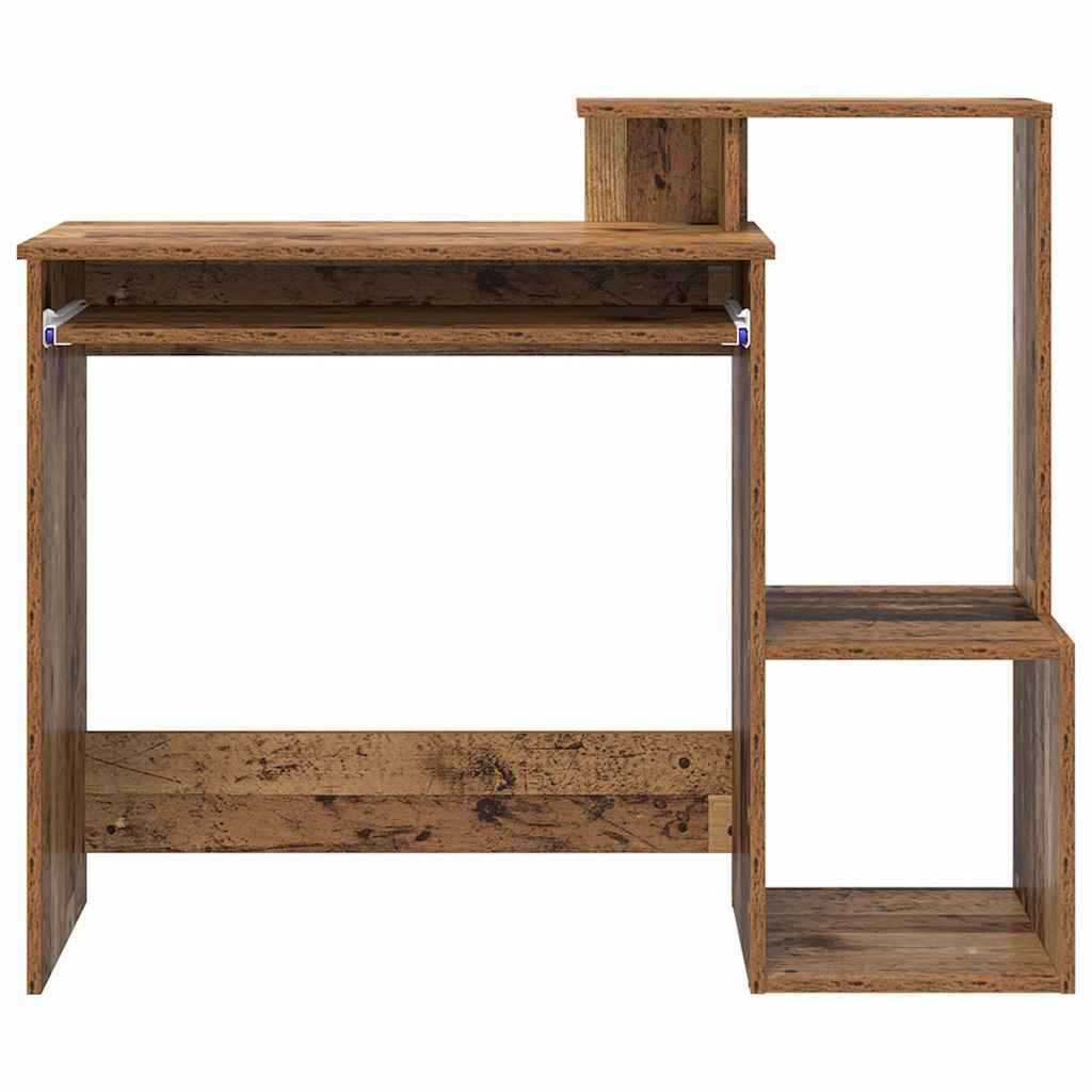 Bureau met lade Oud Hout 106 x 41 x 88.5 cm Bewerkt hout