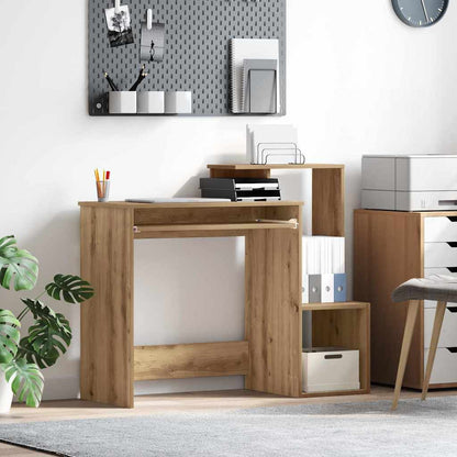 Bureau met lade Artisan Eiken 106 x 41 x 88.5 cm Bewerkt hout