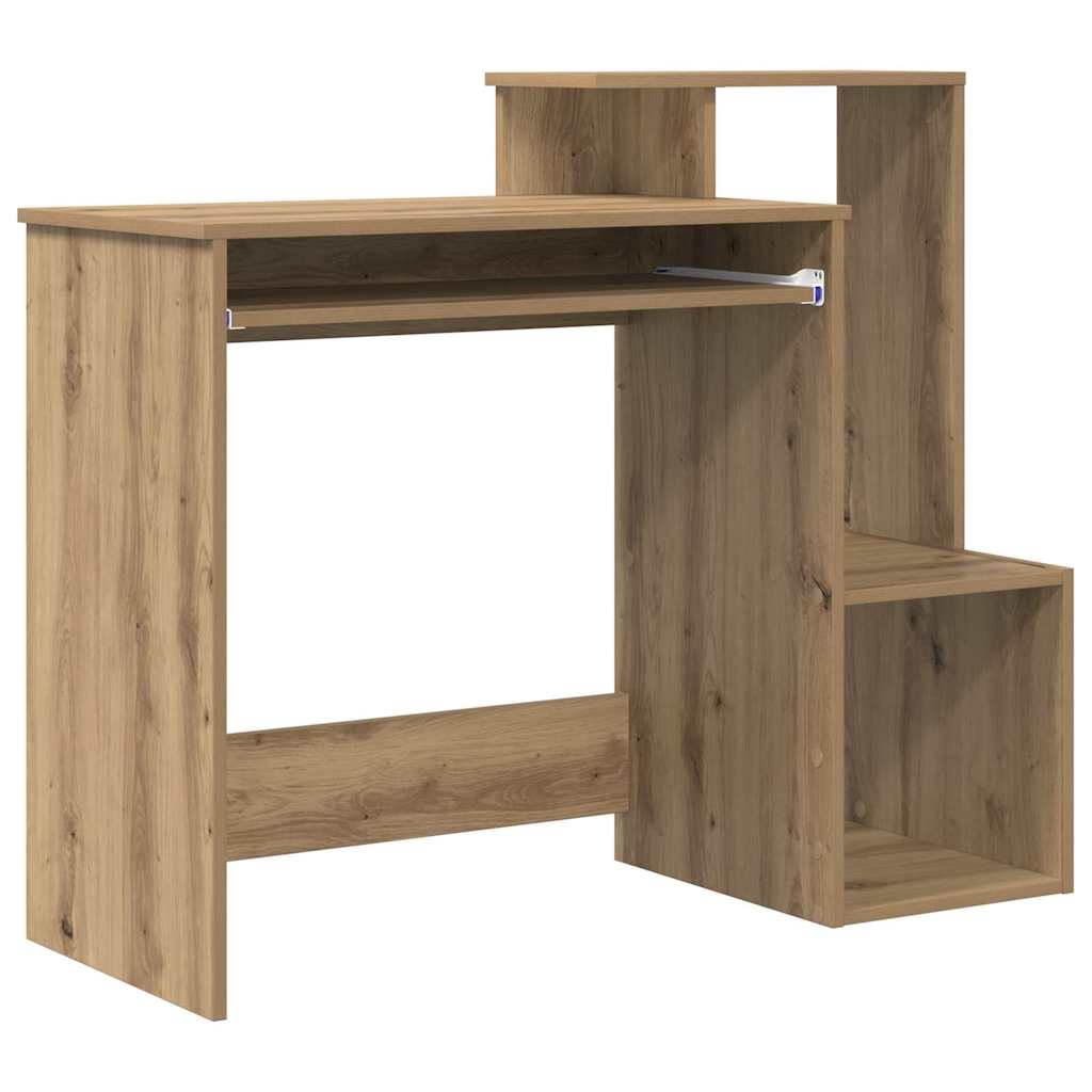 Bureau met lade Artisan Eiken 106 x 41 x 88.5 cm Bewerkt hout