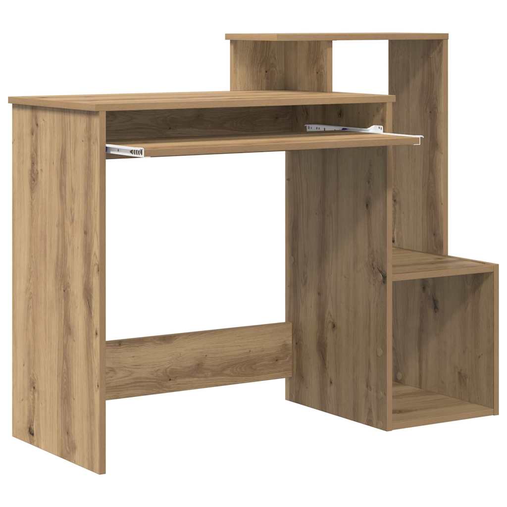 Bureau met lade Artisan Eiken 106 x 41 x 88.5 cm Bewerkt hout