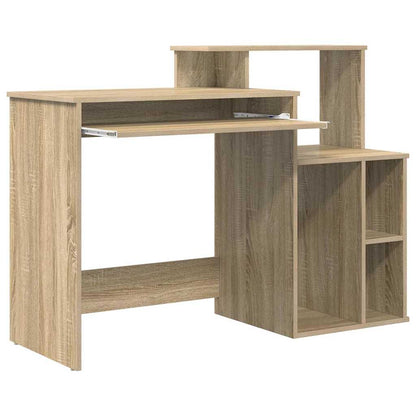 Bureau met lade Sonoma Eiken 120,5 x 44 x 88,5 cm Bewerkt hout