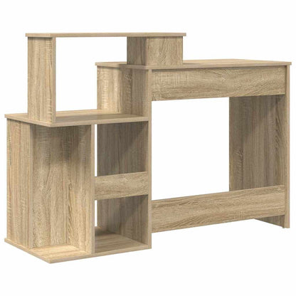 Bureau met lade Sonoma Eiken 120,5 x 44 x 88,5 cm Bewerkt hout