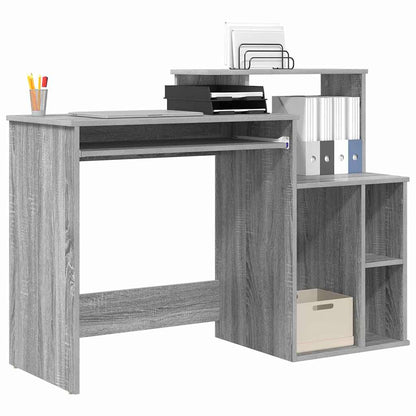 Bureau met lade Grijs Sonoma 120,5 x 44 x 88,5 cm Bewerkt hout