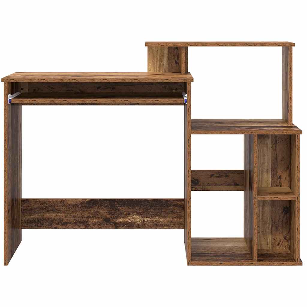 Bureau met lade Oud Hout 120,5 x 44 x 88,5 cm Bewerkt hout