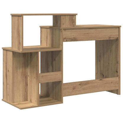 Bureau met lade Artisan Eiken 120,5 x 44 x 88,5 cm Bewerkt hout