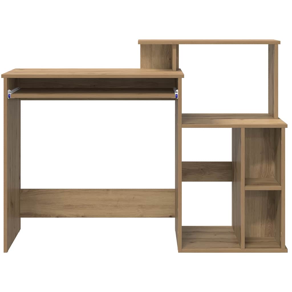 Bureau met lade Artisan Eiken 120,5 x 44 x 88,5 cm Bewerkt hout
