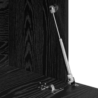 Bureau Zwart Eiken 71,5 x 31,5 x 106,5 cm Bewerkt hout