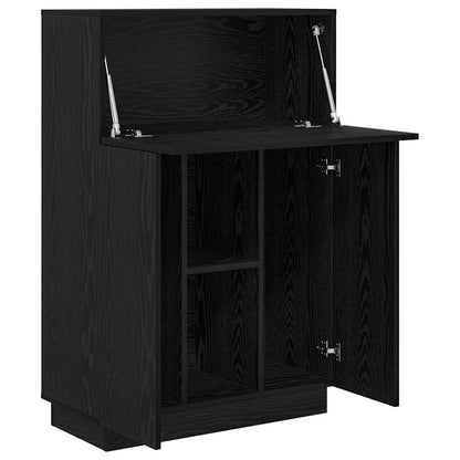 Bureau Zwart Eiken 71,5 x 31,5 x 106,5 cm Bewerkt hout