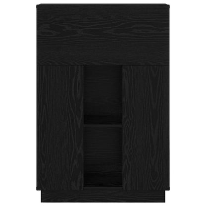 Bureau Zwart Eiken 71,5 x 31,5 x 106,5 cm Bewerkt hout