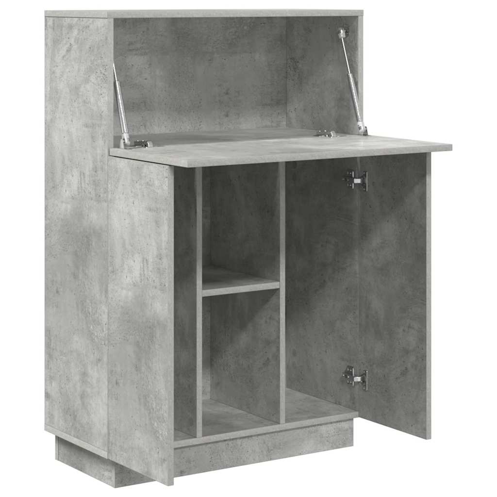 Bureau Beton Grijs 71,5 x 31,5 x 106,5 cm Bewerkt hout