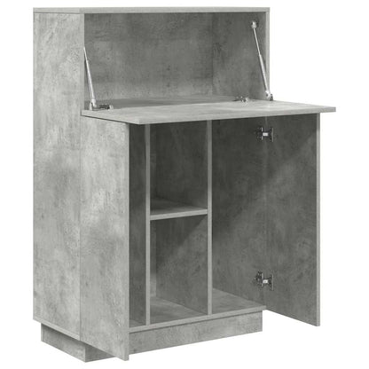 Bureau Beton Grijs 71,5 x 31,5 x 106,5 cm Bewerkt hout