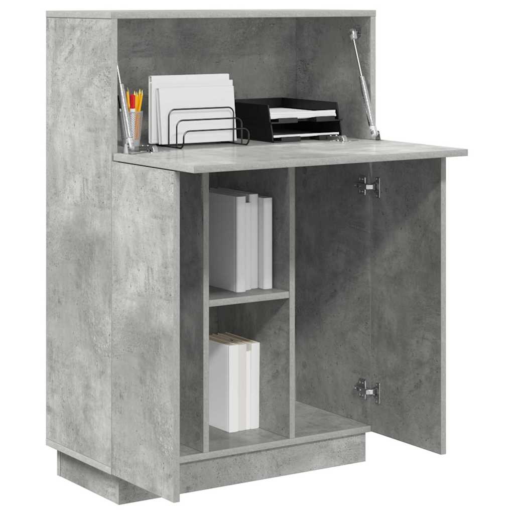 Bureau Beton Grijs 71,5 x 31,5 x 106,5 cm Bewerkt hout