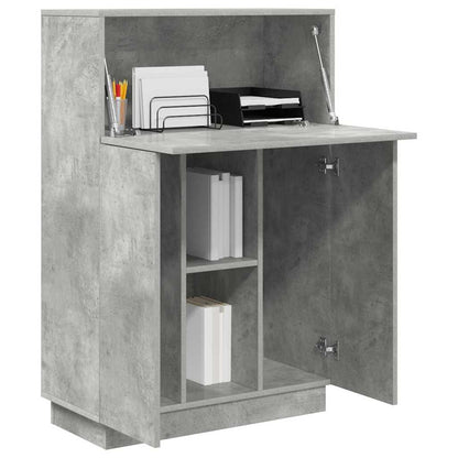 Bureau Beton Grijs 71,5 x 31,5 x 106,5 cm Bewerkt hout