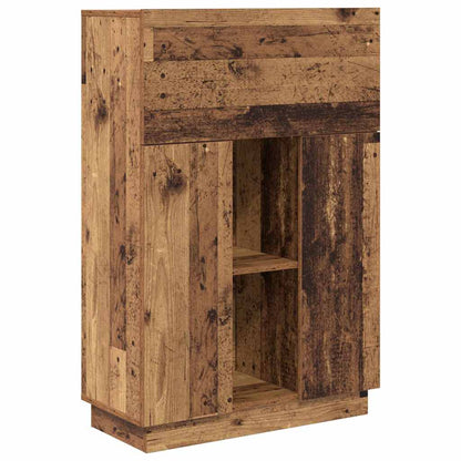 Bureau met plank Oud Hout 71,5 x 31,5 x 106,5 cm Bewerkt hout
