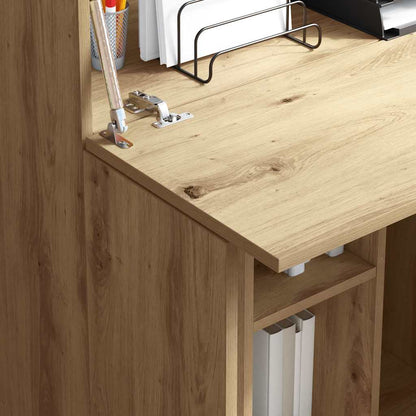 Bureau Artisan Eiken 71,5 x 31,5 x 106,5 cm Bewerkt hout