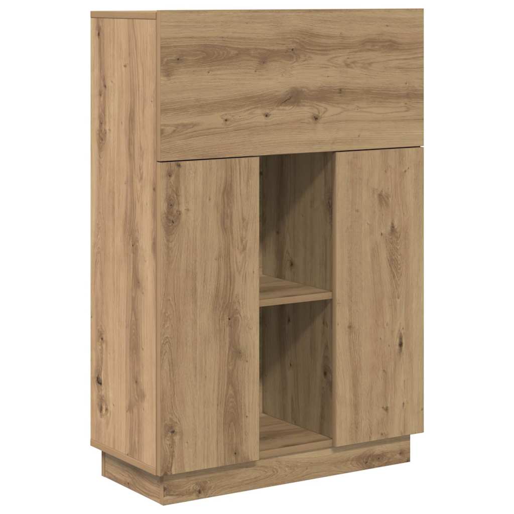 Bureau Artisan Eiken 71,5 x 31,5 x 106,5 cm Bewerkt hout
