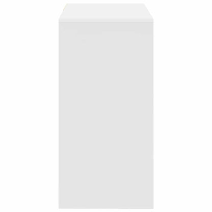 Bureau met lade met opslag Wit 90 x 37,5 x 75 cm Bewerkt hout