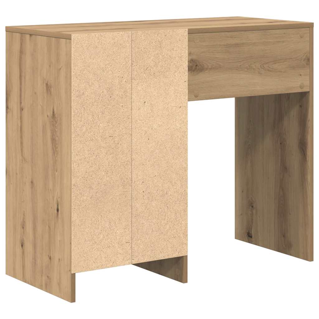 Bureau met lade Artisan Eiken 90 x 37,5 x 75 cm Bewerkt hout