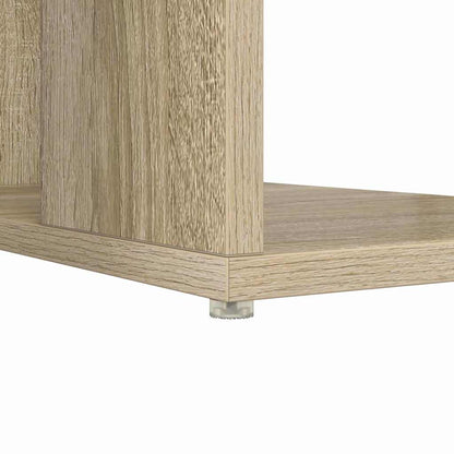 Bureau met plank Sonoma Eiken 130 x 50.5 x 75 cm Bewerkt hout