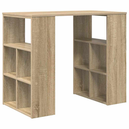 Bureau met plank Sonoma Eiken 90 x 50 x 75 cm Bewerkt hout