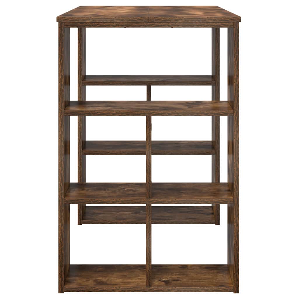 Bureau met plank Gerookt eiken 90 x 50 x 75 cm Bewerkt hout