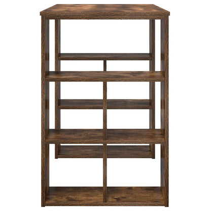 Bureau met plank Gerookt eiken 90 x 50 x 75 cm Bewerkt hout