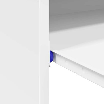 Bureau met lade met opslag Wit 77.5 x 43 x 79 cm Bewerkt hout