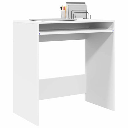 Bureau met lade met opslag Wit 77.5 x 43 x 79 cm Bewerkt hout