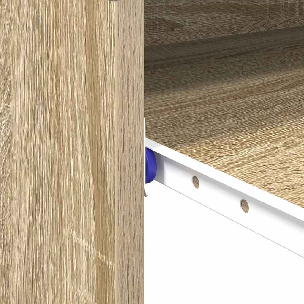 Bureau met lade Sonoma Eiken 77.5 x 43 x 79 cm Bewerkt hout