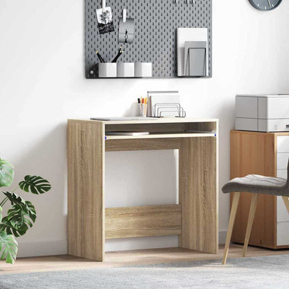 Bureau met lade Sonoma Eiken 77.5 x 43 x 79 cm Bewerkt hout