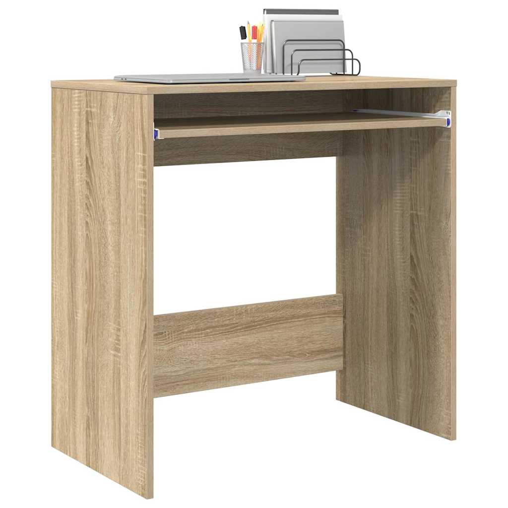 Bureau met lade Sonoma Eiken 77.5 x 43 x 79 cm Bewerkt hout
