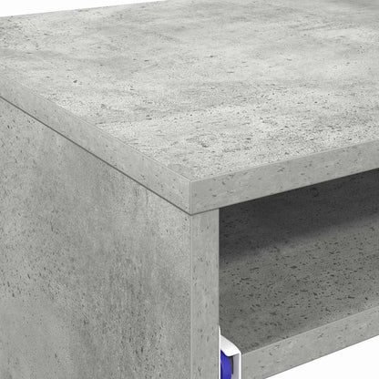 Bureau met lade Beton Grijs 77.5 x 43 x 79 cm Bewerkt hout
