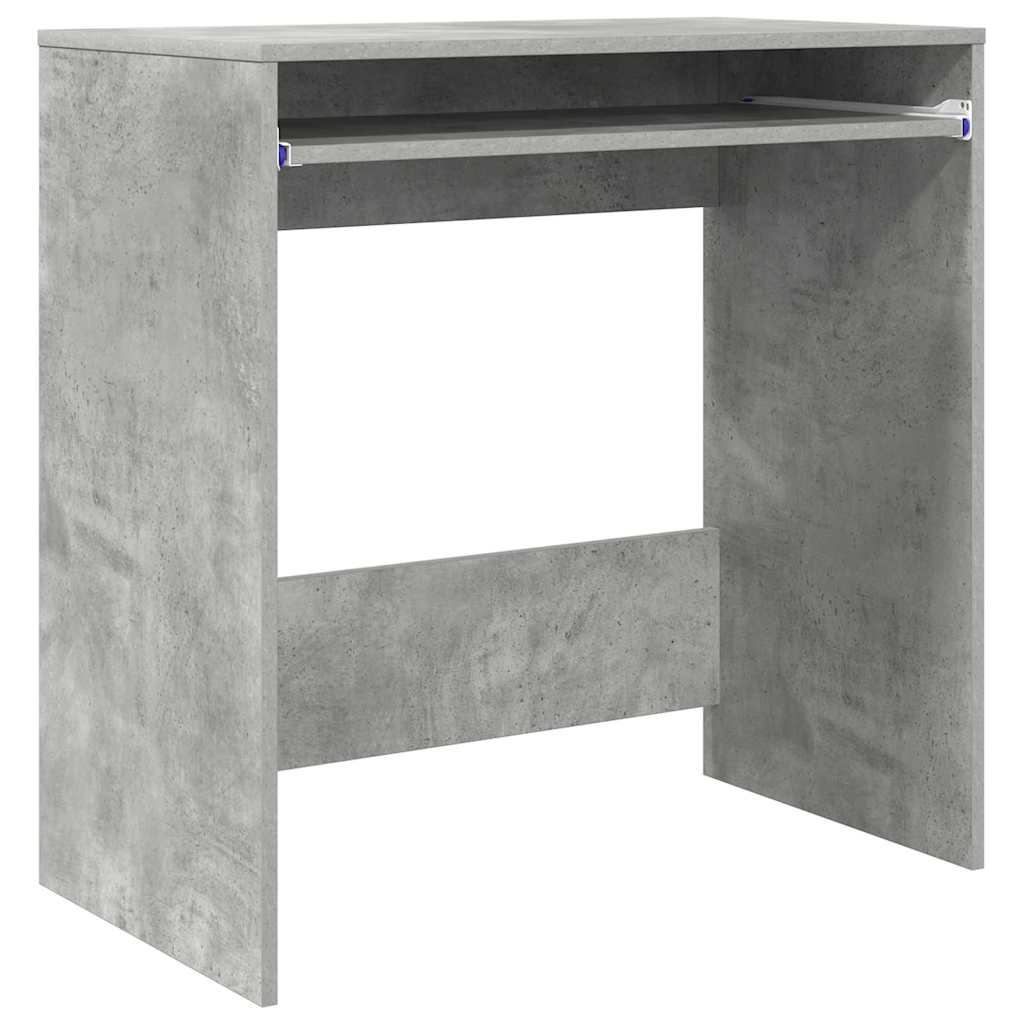 Bureau met lade Beton Grijs 77.5 x 43 x 79 cm Bewerkt hout