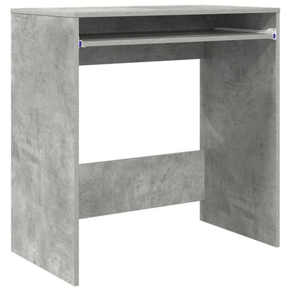 Bureau met lade Beton Grijs 77.5 x 43 x 79 cm Bewerkt hout
