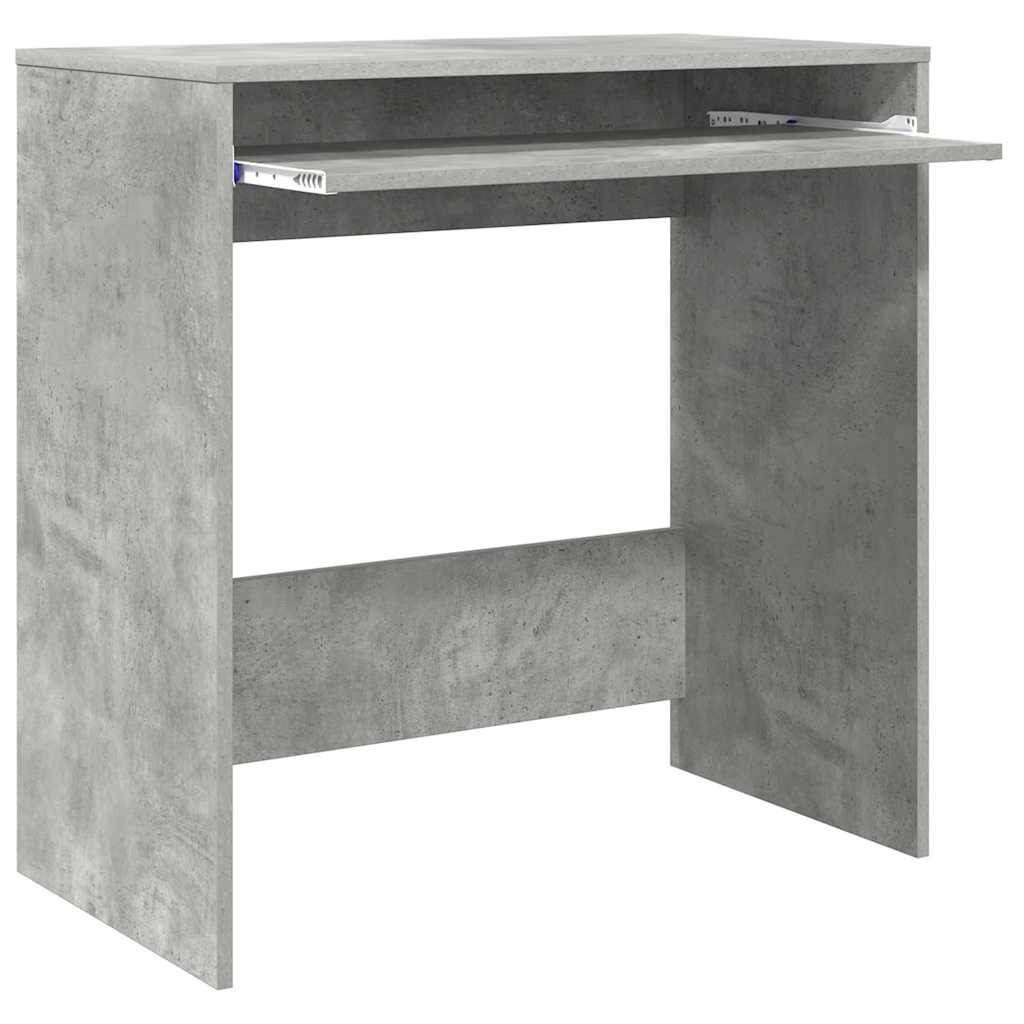 Bureau met lade Beton Grijs 77.5 x 43 x 79 cm Bewerkt hout